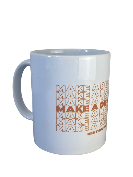 Make A Dent Cascade Ceramic Mug