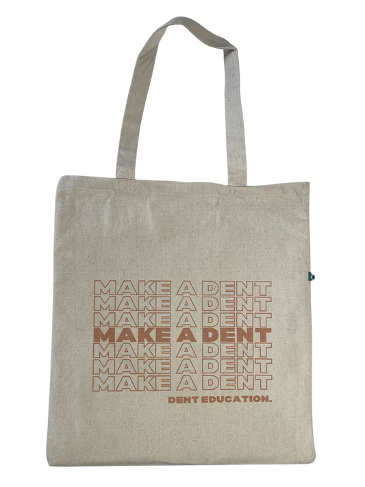 Make A Dent Tote Cascade Bag